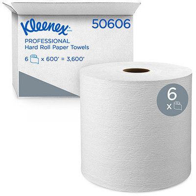50606 KLEENEX WHITE ROLL TOWEL